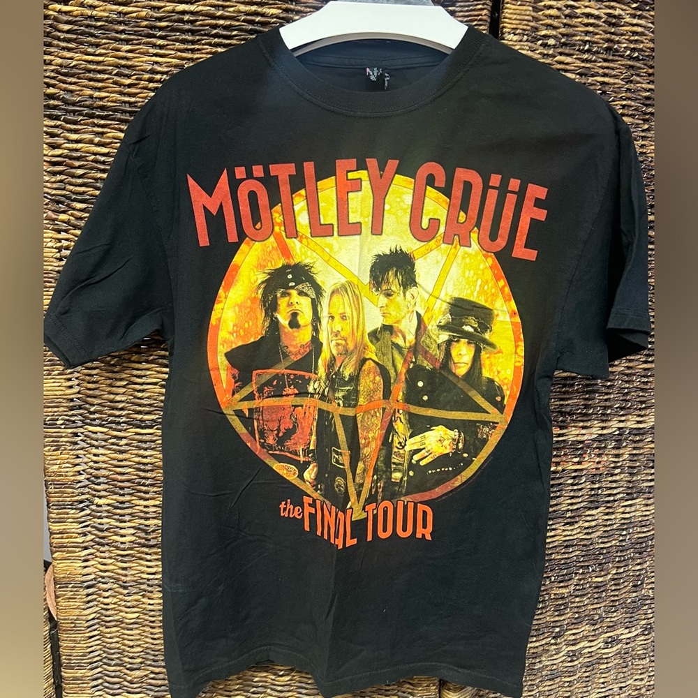 Mötley Crüe‎ The Final Tour Black T-Shirt, Men’s, Size: Medium, Pre-Owned